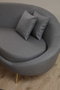 Atelier Del Sofa Sofá de 3 plazas Eses - Dark Grey